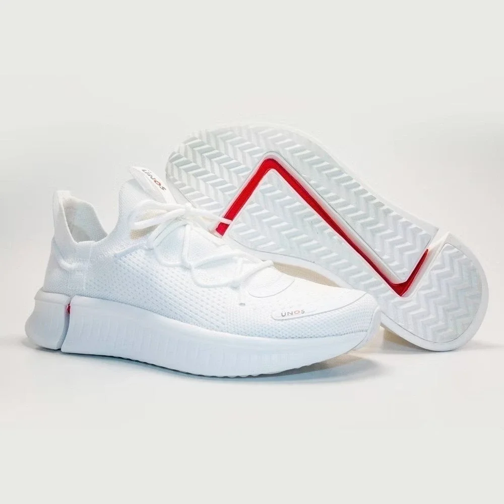 Men's UNOS by SZ Sneakers White Size 9.5-10.5 New With Tags‎
